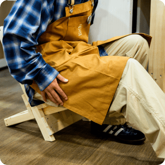 スリット入りの股部分