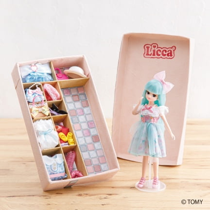 リカちゃんの収納ボックス作品イメージ