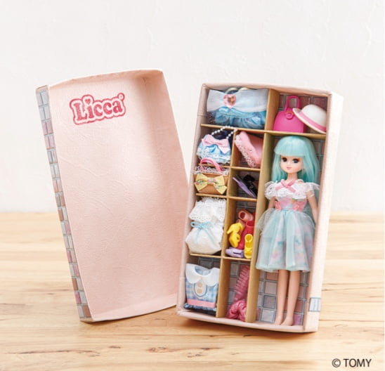 リカちゃんの収納ボックス作品イメージ