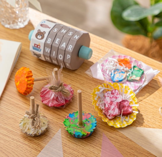 レンジで簡単!オリジナルマーブルクレヨン作り