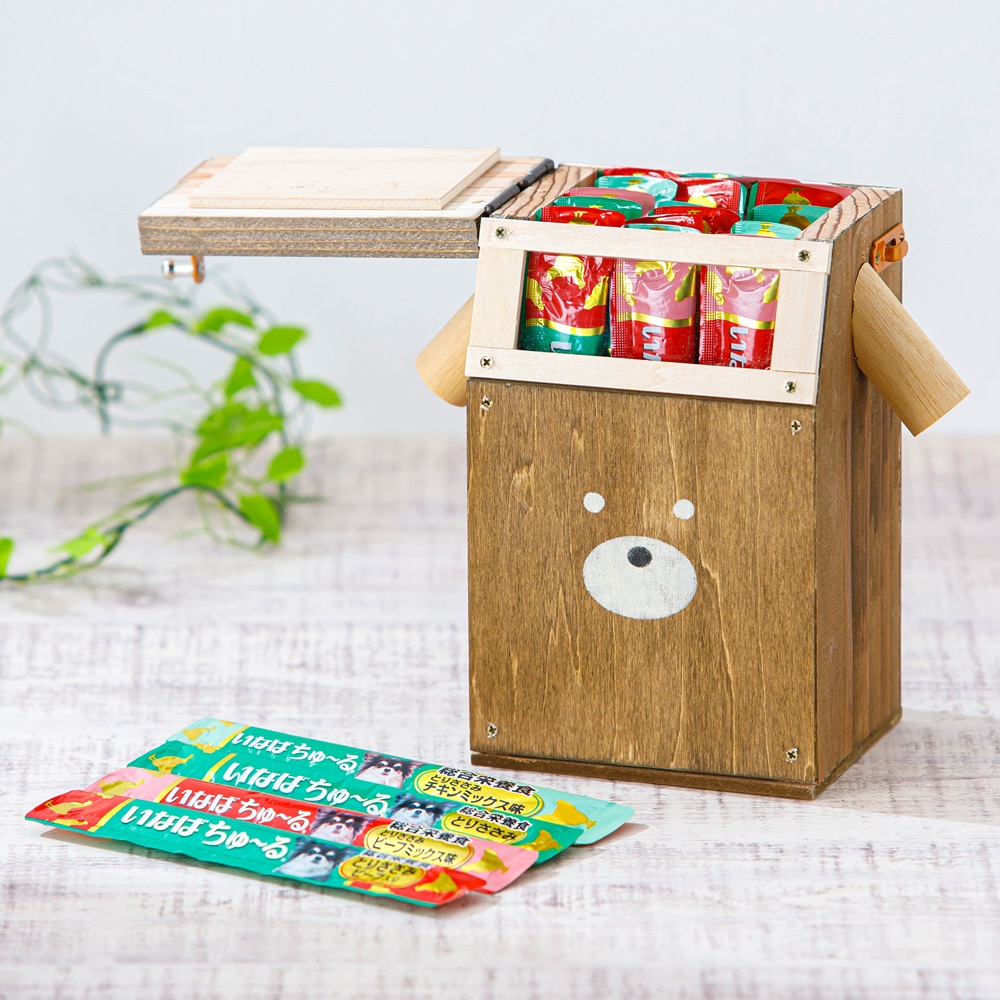 ちゅ〜るを収納できるオリジナルボックス作り