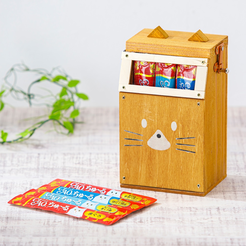 ちゅ〜るを収納できるオリジナルボックス作り